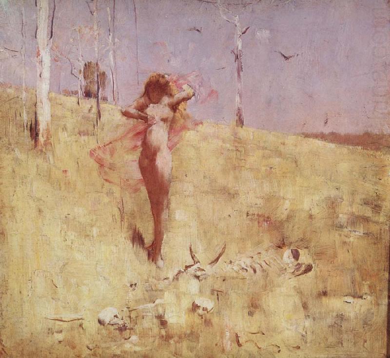 Arthur streeton The Spirit of the Drought china oil painting image